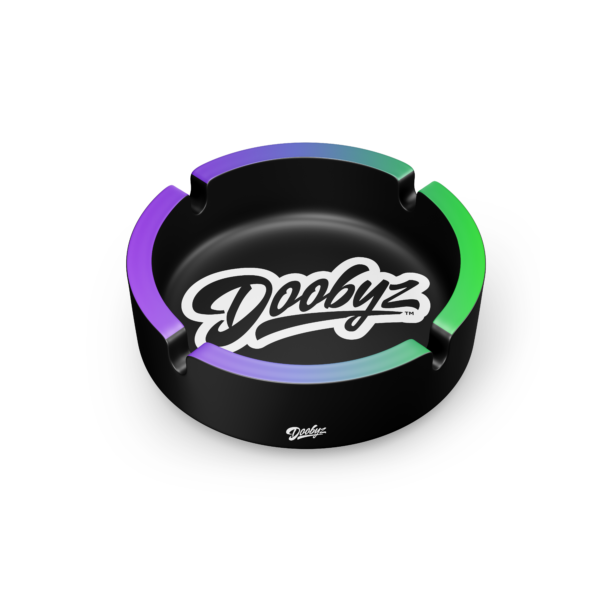 DOOBYZ CLAY MATTE BLACK ASHTRAY